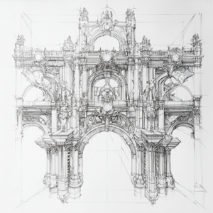 [AI 이미지] 펜화 (Pen drawing)