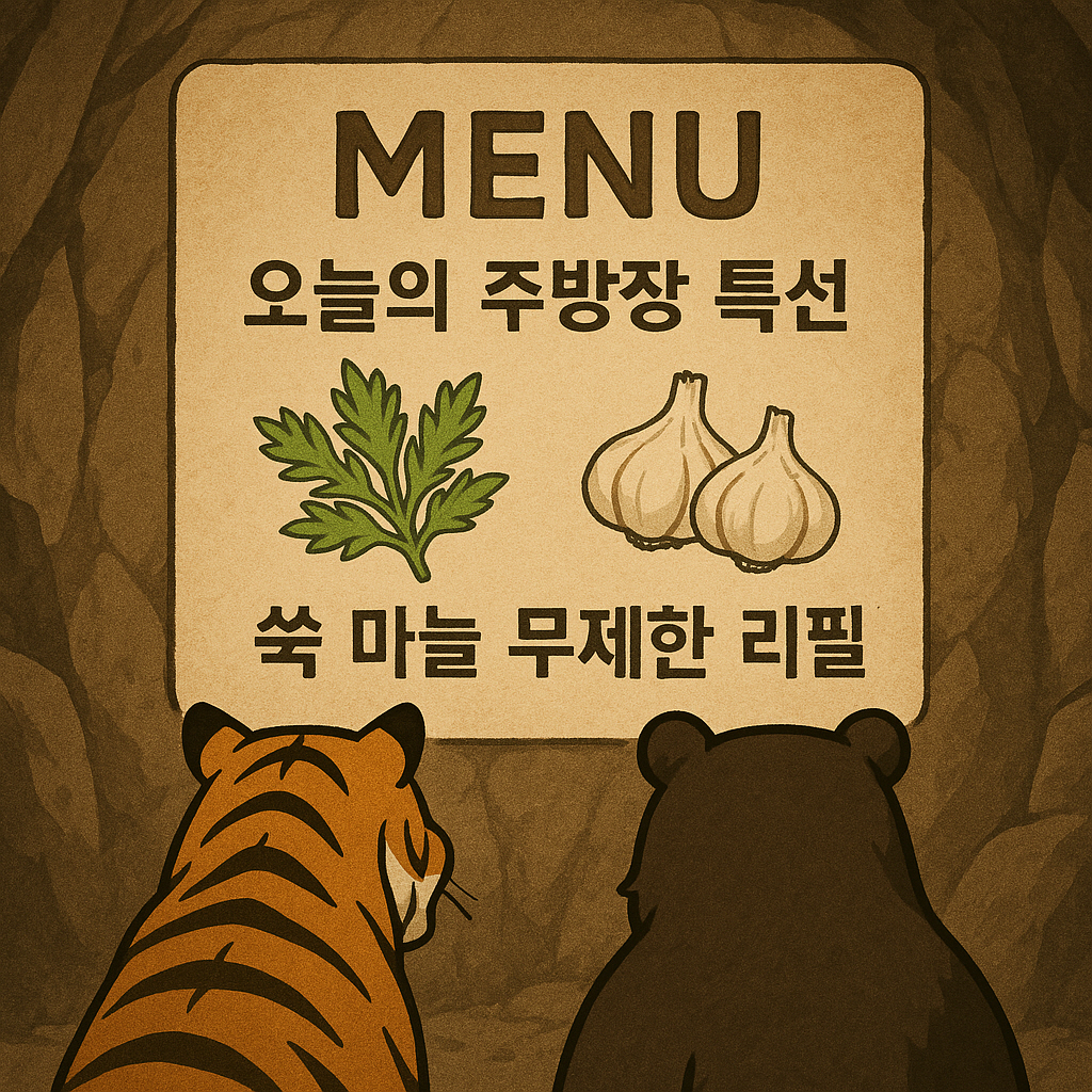 [AI크리에이터] 단군신화 속 장면도 AI로! 한글 삽화도 척척