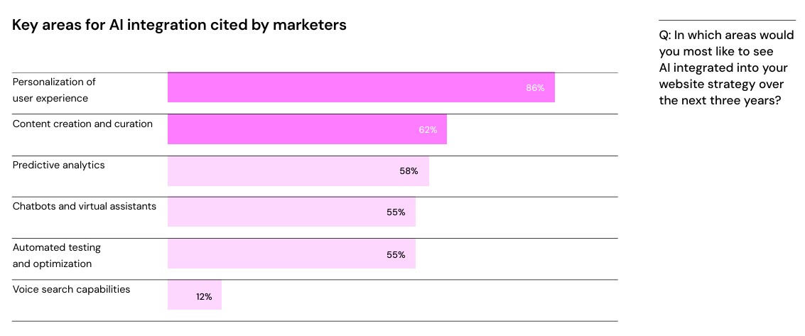 Websites 2025 report How marketers are adapting to changing digital trends