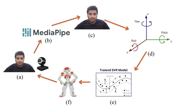 Real-Time Imitation of Human Head Motions Blinks and Emotions by Nao Robot A Closed-Loop Approach