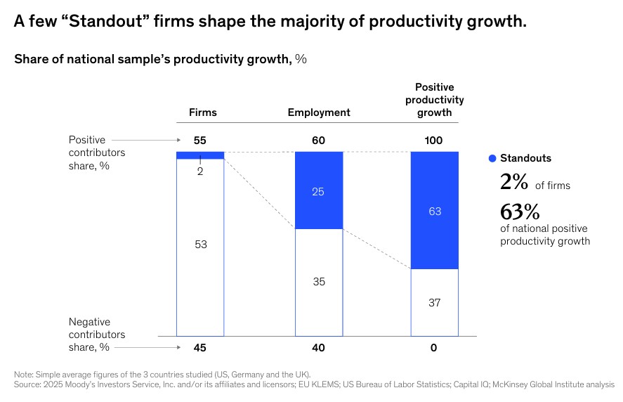 The power of one How standout firms grow national productivity