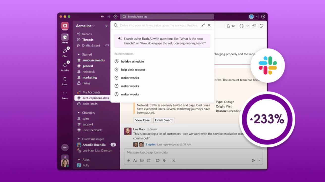 New Slack Research: Daily AI Usage Among Workers Surges 233%