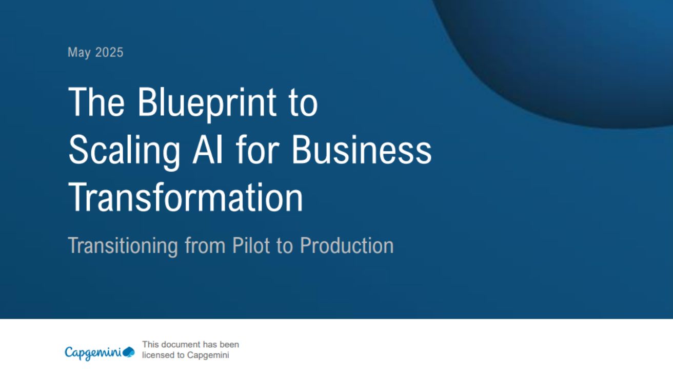The blueprint to scaling AI for business transformation