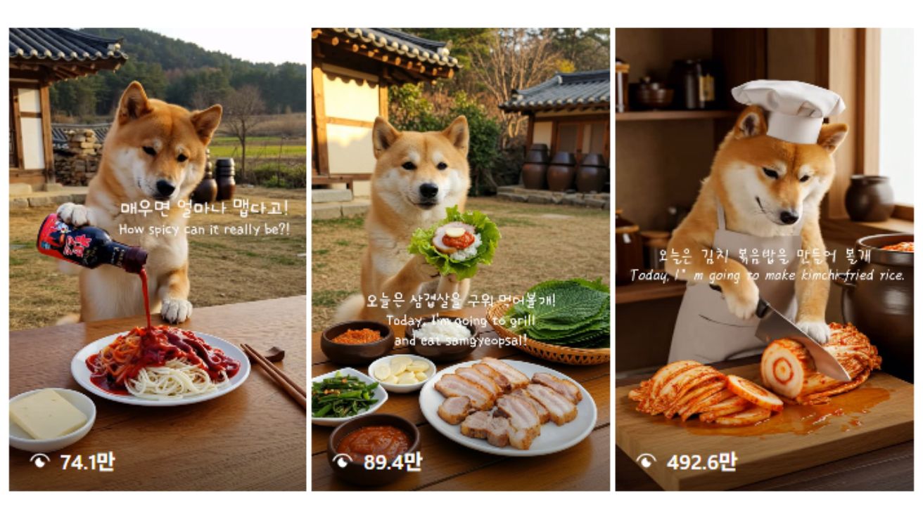 [AI 트렌드] "진돗개가 김치찌개를 만든다고?" 요리하는 AI 동물 영상 만드는 법