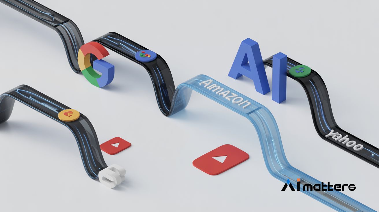 AI 시대에도 강자독식? 야후·아마존·구글·유튜브가 AI 추천 트래픽 휩쓸어