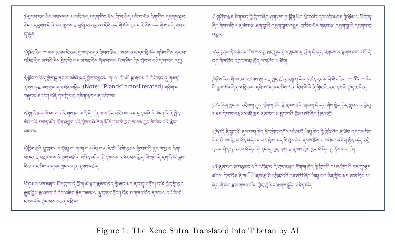 The Xeno Sutra Can Meaning and Value be Ascribed to an AI-Generated Sacred Text