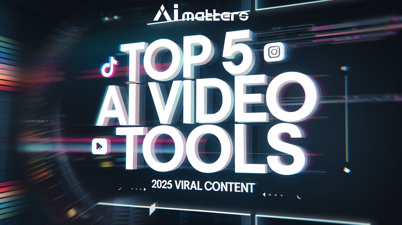 2025년 SNS 바이럴 AI 영상 제작 툴 Top 5