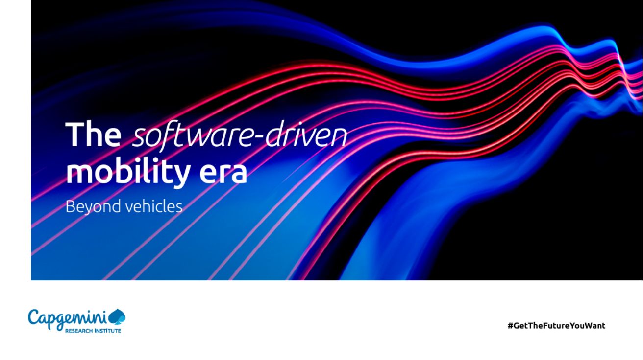 The software-driven mobility era: Beyond vehicles