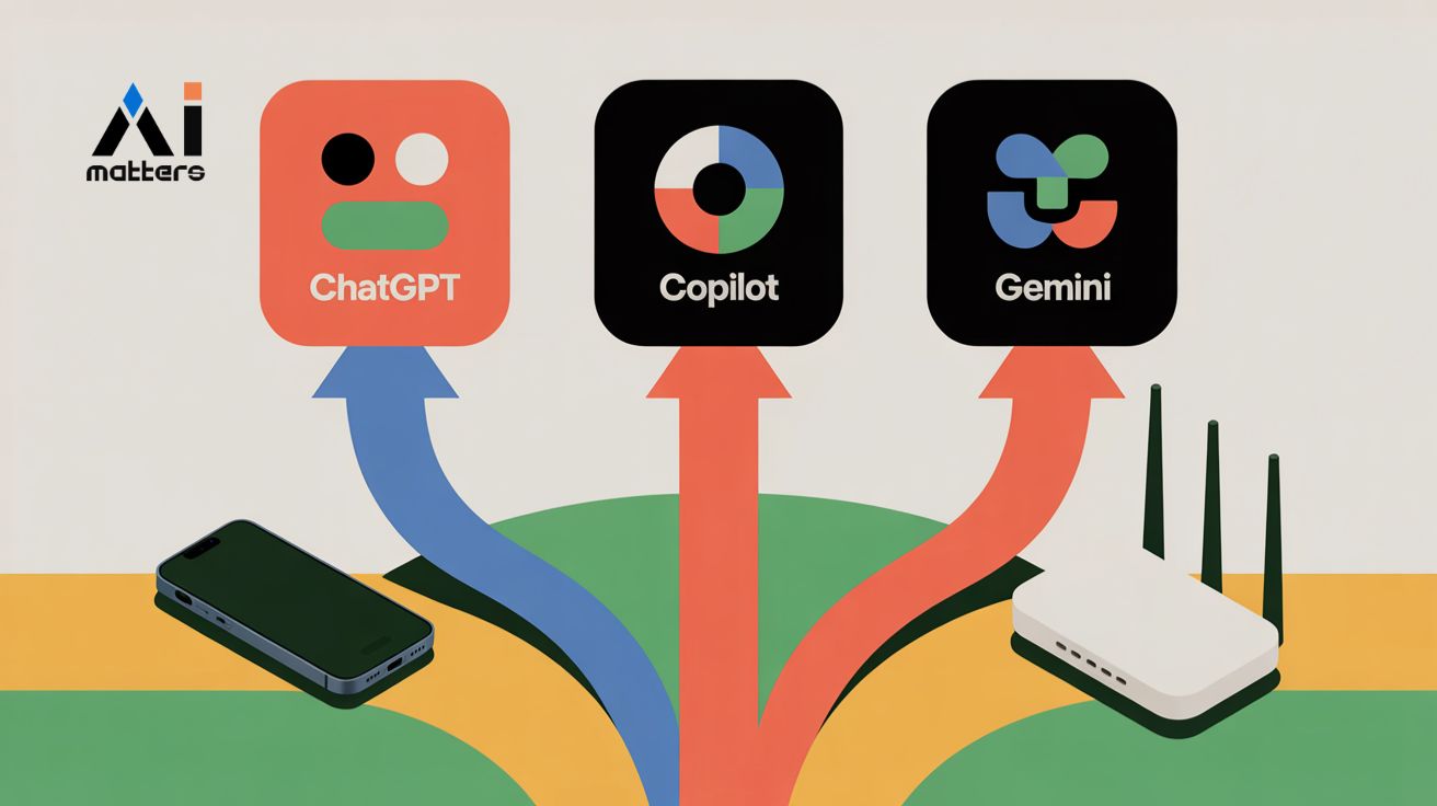 From Prompts to Packets: A View from the Network on ChatGPT, Copilot, and Gemini