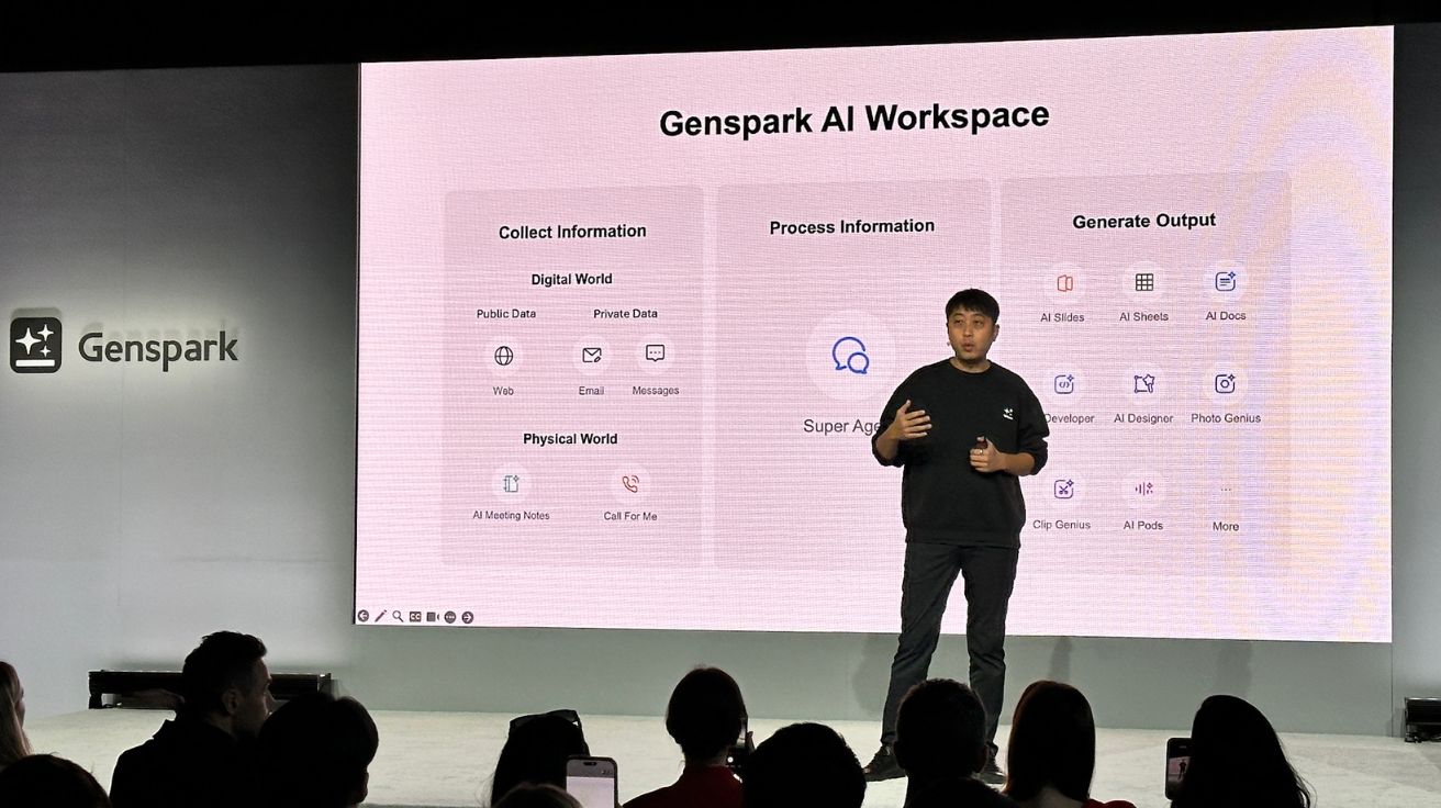 “엑셀·PPT·이메일 한 번에”… 기업가치 1조 8천억 '젠스파크', AI 워크스페이스 공개