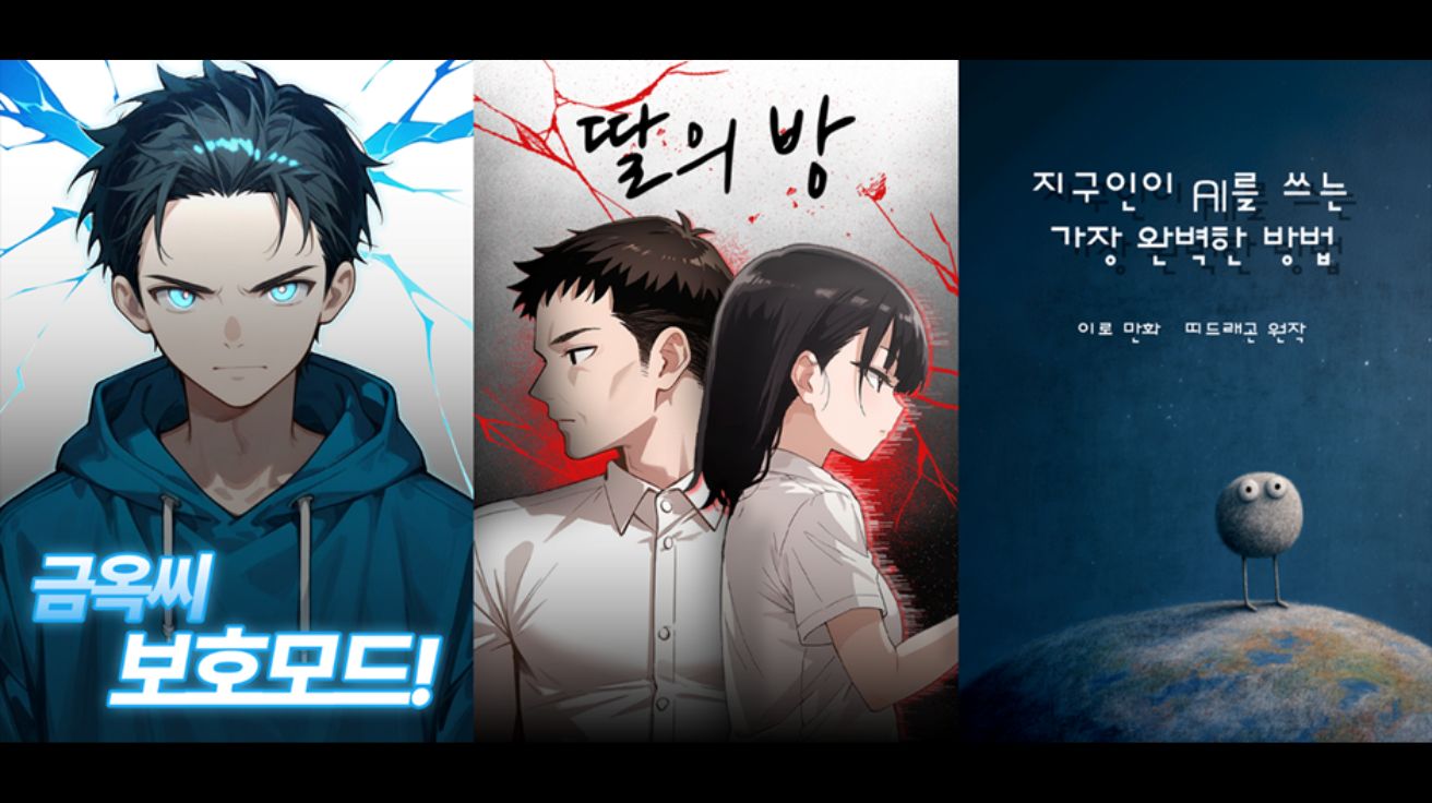디오비스튜디오, AI 제작 웹툰 3종 'AI 매터스'에서 정식 연재 시작