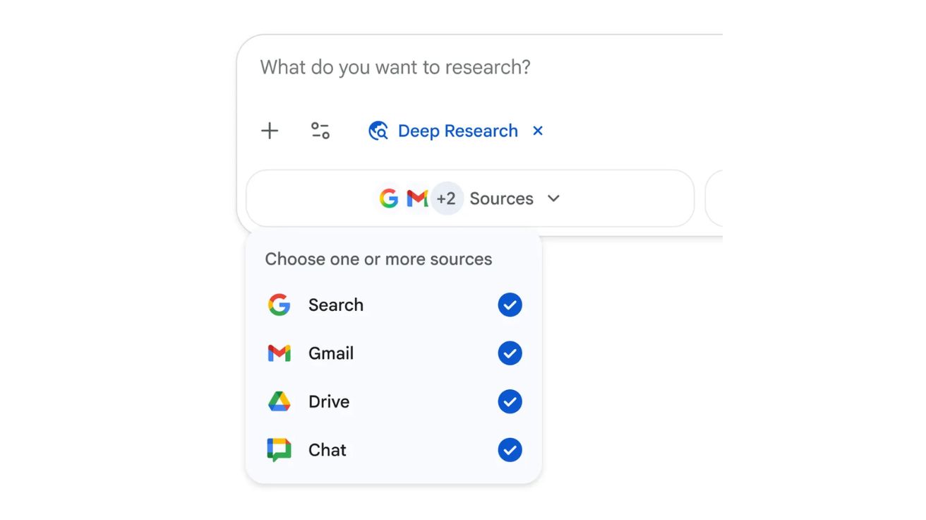 구글, 지메일·드라이브·독스·챗에 ‘제미나이 딥 리서치’ 연동한다