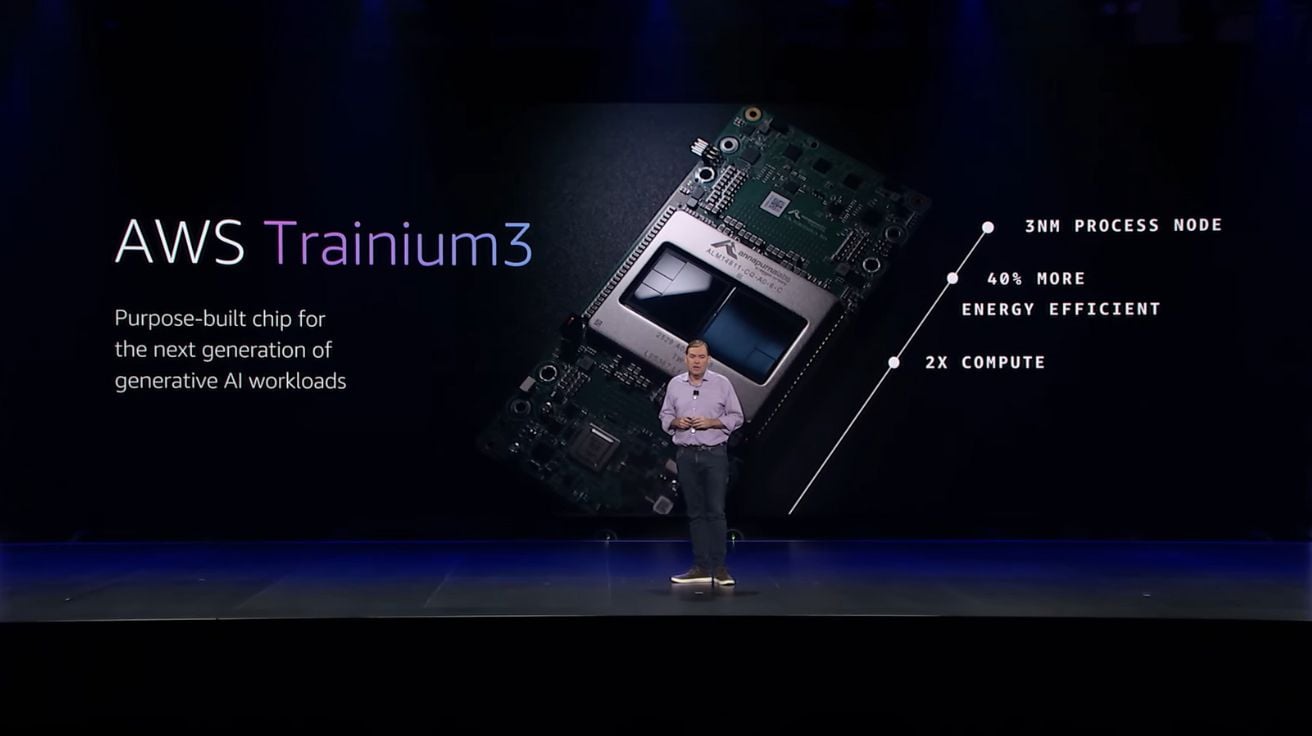 아마존, AWS 리인벤트 2025서 차세대 AI 칩 ‘트레이니엄3’ 공개