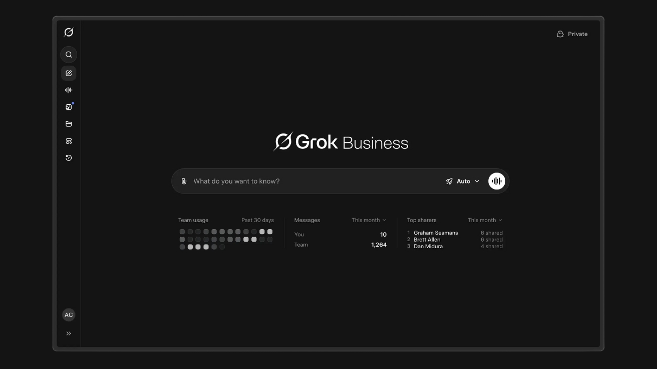 일론 머스크 xAI, 기업용 그록 공개… 월 4만원대부터 - AI매터스