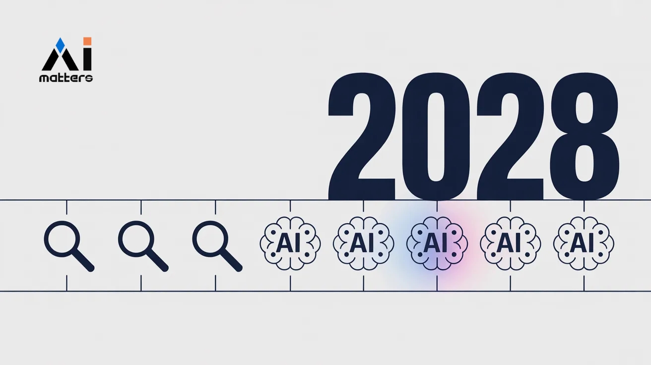 AI 검색이 전통 검색을 역전하는 시대, 2028년 디지털 마케팅 판도가 바뀐다 