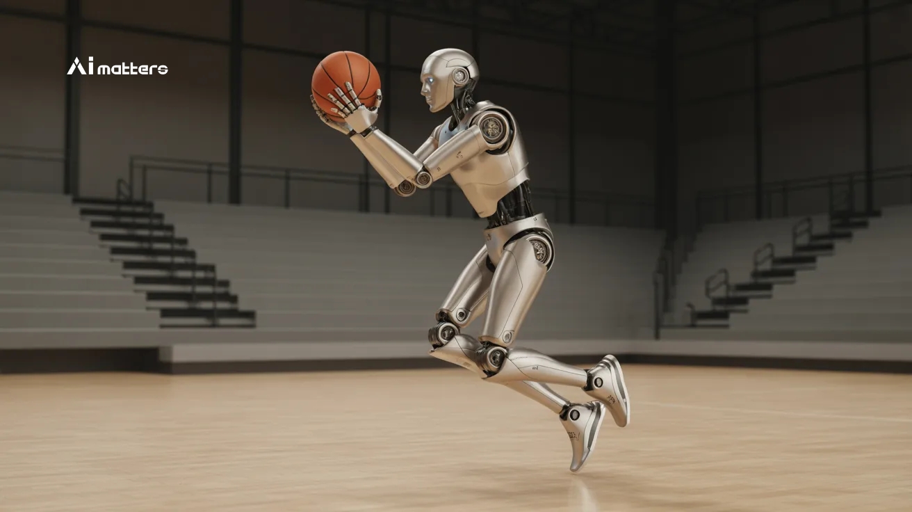 "유튜브 영상 한 번만 보면 농구 척척"… 단 1개 영상으로 10가지 기술 배우는 로봇