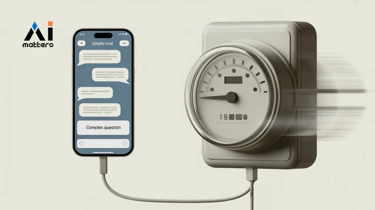 AI에게 복잡한 질문? 전기 25배 더 쓴다... 그 이유는 뭘까?