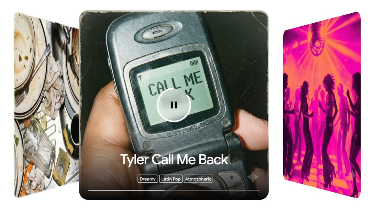 구글(Google) 제미나이(Gemini) 앱, AI 음악 생성 기능 품었다…"텍스트 한 줄이나 폰 앨범 동영상으로 30초 트랙을”