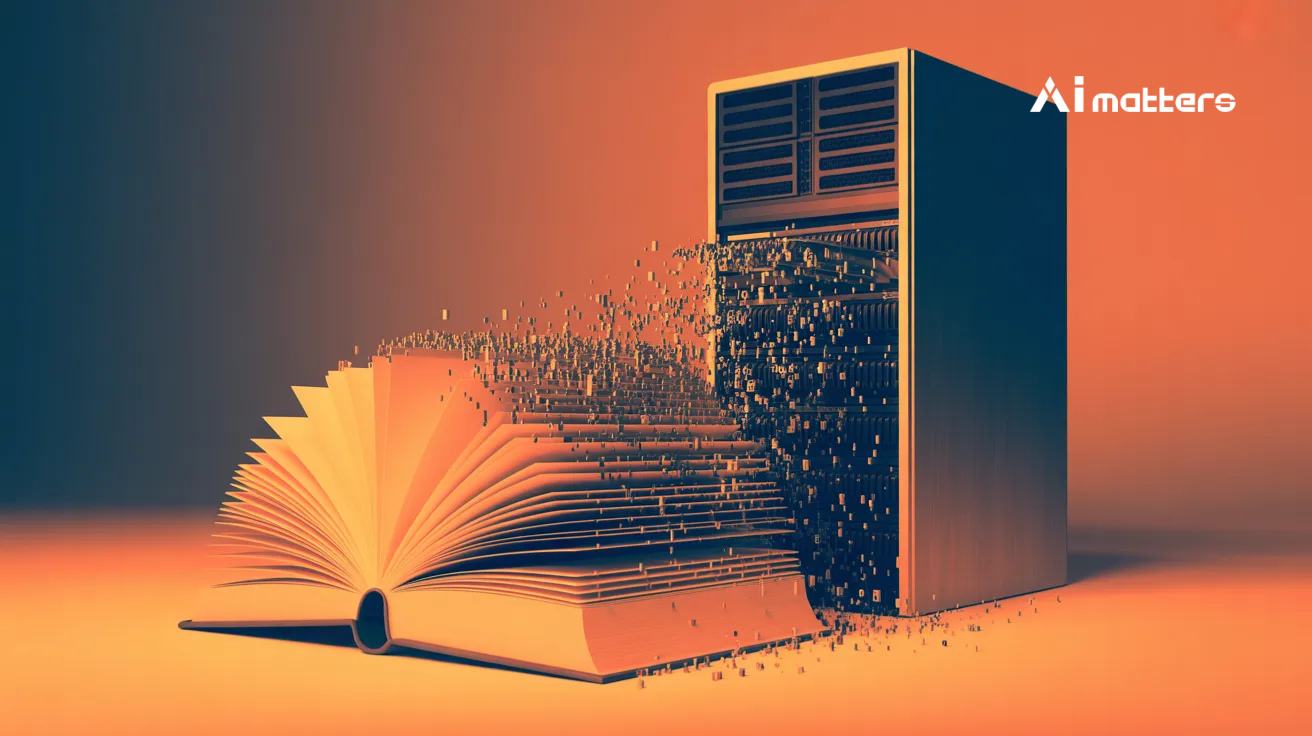 AI 매터스 기사 썸네일_Generative AI & Fictionality How Novels Power Large Language Models