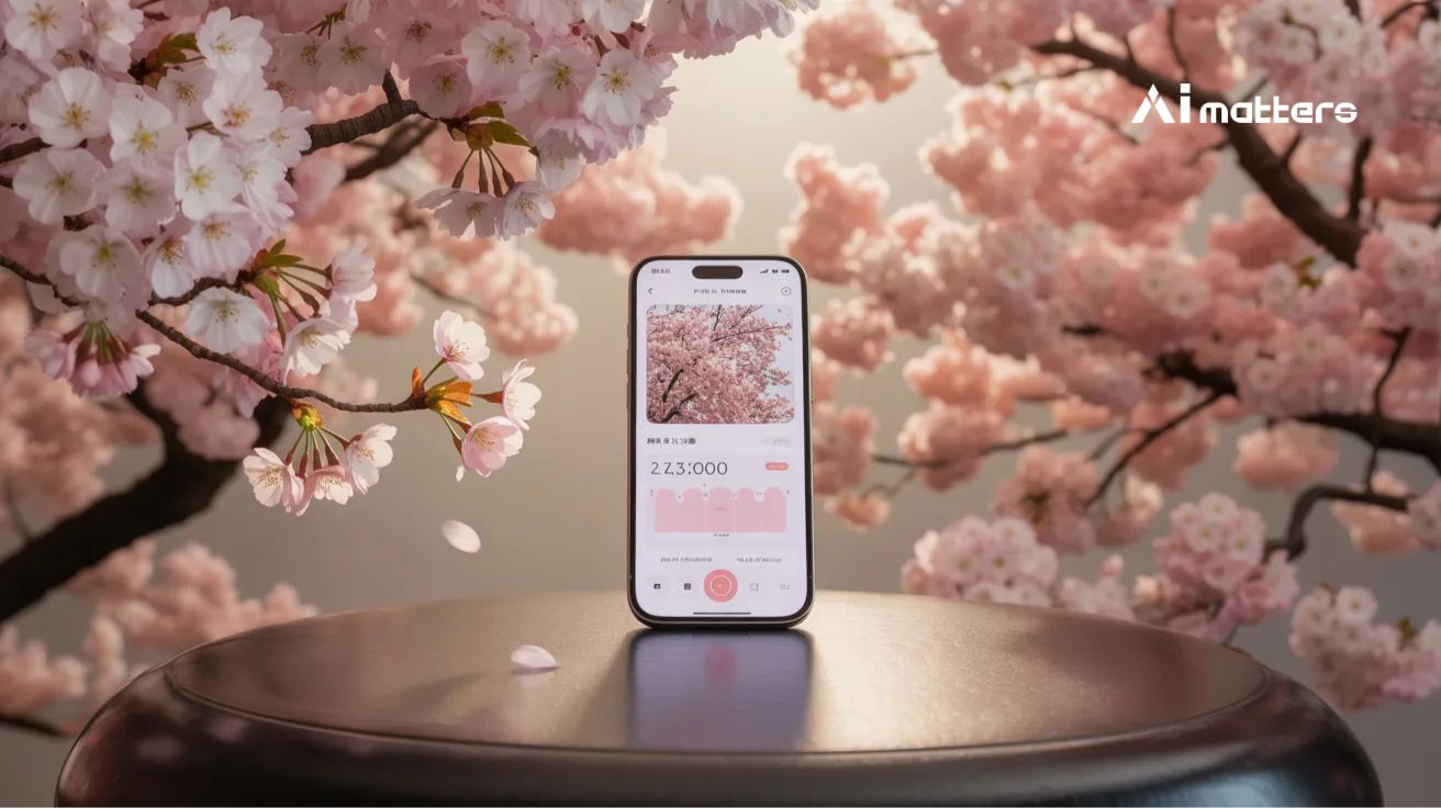 벚꽃 사진 한 장으로 개화일 뚝딱…일본 날씨 앱, AI 벚꽃 개화 예측 서비스 시작